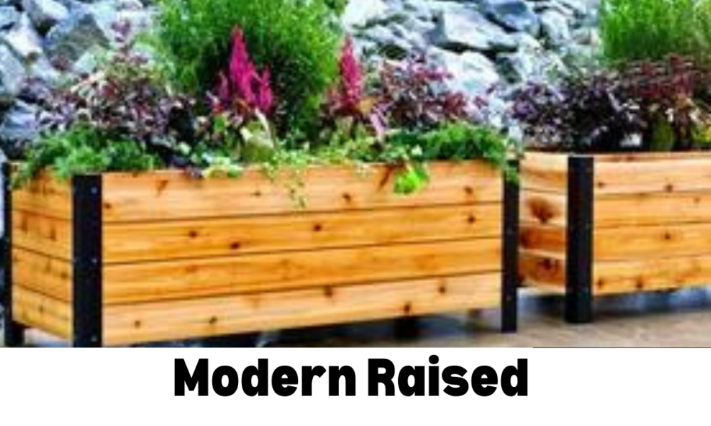 DIY Modern Raised Planter Box [step-by-step]