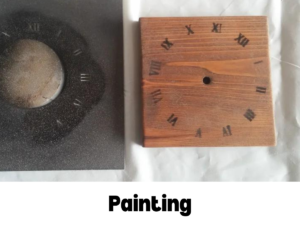 make wooden clock